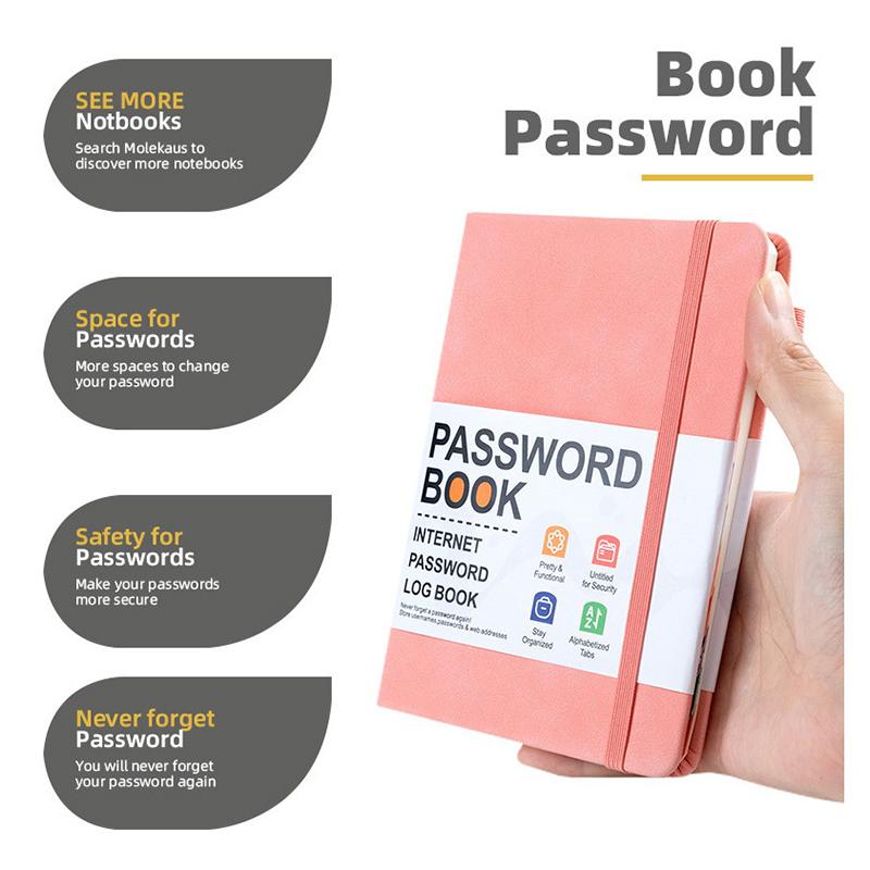 Libro Custode Password Organizzatore Password Computer Libro Con Schede Alfabetizzate Taccuino Registro Indirizzi Tascabile Per Dettagli Account