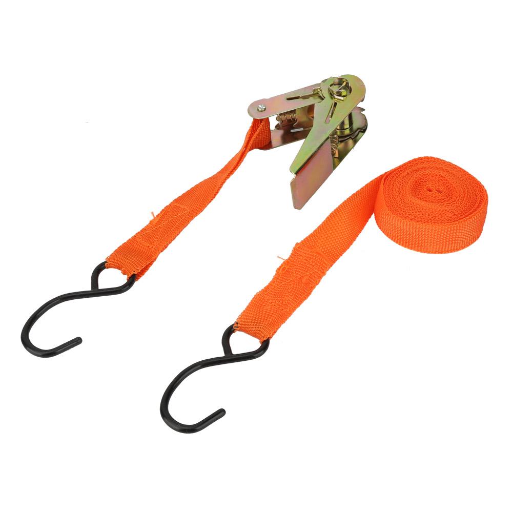 Ratchet Strap Ratchet Tie-Down Strap Ratchet Rope Tie-Down Strap Pull-Type Ratchet Tie-Down Strap Vehicle Tow Rope 4.5 meters