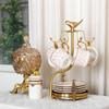 Counter Cup Rack Coffee Cup Holder Bird Decor Solid Brass Mug Rack Tree New Tea Cup Holder  Home