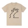 La Linea Vintage Tshirt Fashion Casual Graphic Couple Streetwear Design Cotton Men T Shirt New TEE TSHIRT Womens Tops