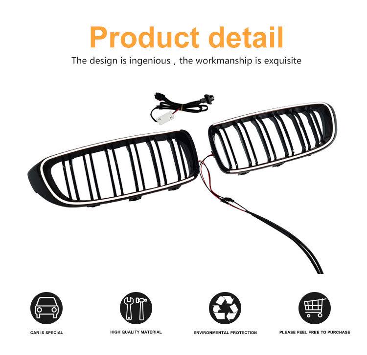 Výměna LED mřížky BMW řady 4 F32 s dvojitými liniemi a osvětlenou přední částí