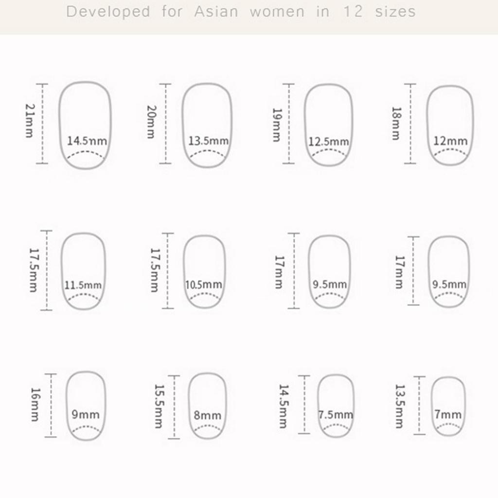Aurora Short Round False Nail No Fading Long Lasting Resin False Nail for Lady Beauty Nail Makeup