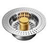 Universal Stainless Steel Sink Filter & Drainer with Bounce Core