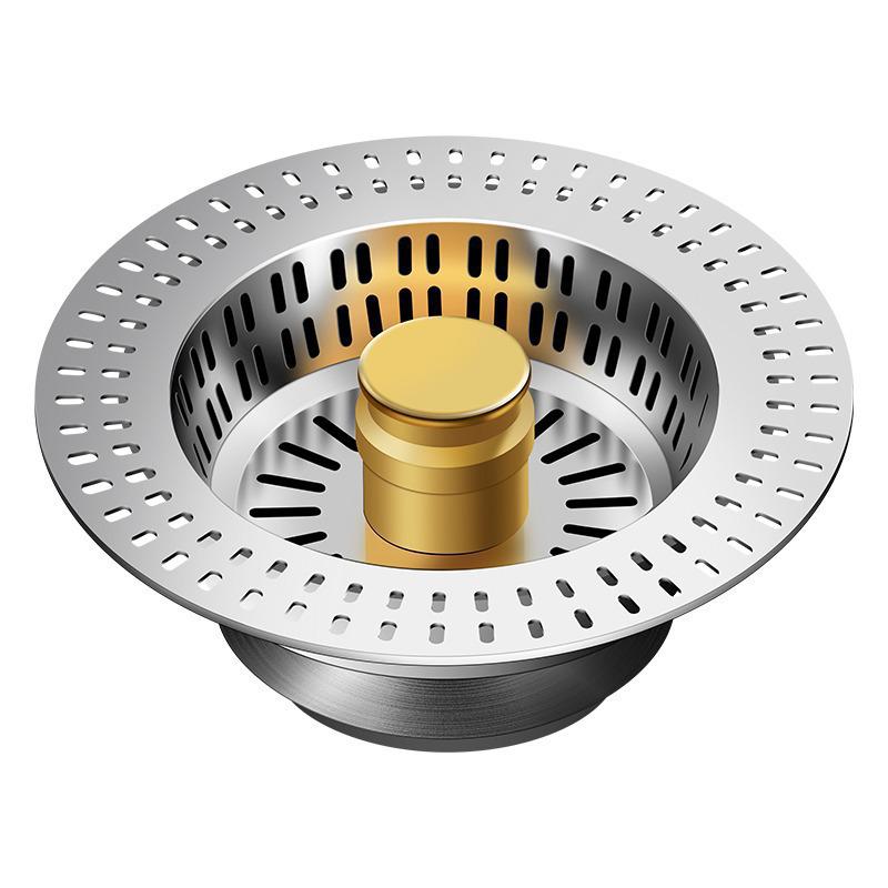 Universal Stainless Steel Sink Filter & Drainer with Bounce Core