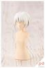 After-School 1/10 Scale Short Wig A Plastic Model Kit - White & Chocolate Brown