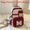 Fashion Teen Backpack With Contrast Colors And Spacious Interior For Use Daily