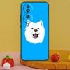 Cartoon Samoyed Dog Case For Honor 200 Pro X9c X9a X8a X7a X6a X7 X8 X9 X8b X9b 50 70 90 Magic 6 5 Lite Cover