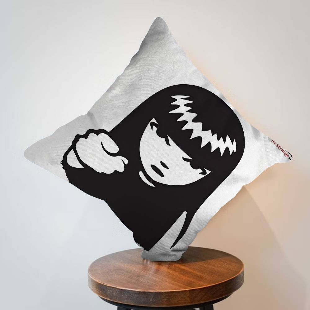 Comics Emily The Strange Cushion Cover Inches Farmhouse Decor Home Throw Pillow Covers for Couch Decorations