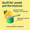 Plix Strength Plant Protein Powder Mango 1 Kg Dairy Free Fitness Shake With Complete Amino Support For Active Lifestyles