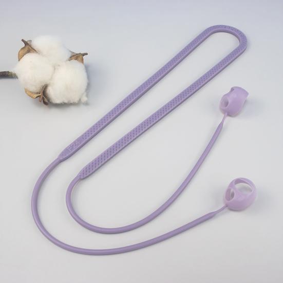 Bluetooth-compatible Earphone Anti-Lost Straps Colorful Flexible Silicone Neck-Mounted Sports Lanyard Cord for Earbud Anti-Lost Accessories for Sony