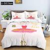 Cartoon Ballerina Duvet Cover Bedding Set For Girls Kid Cute Ballet Princess Dancer Quilt Cover Birthday Gift Bedroom Decoration