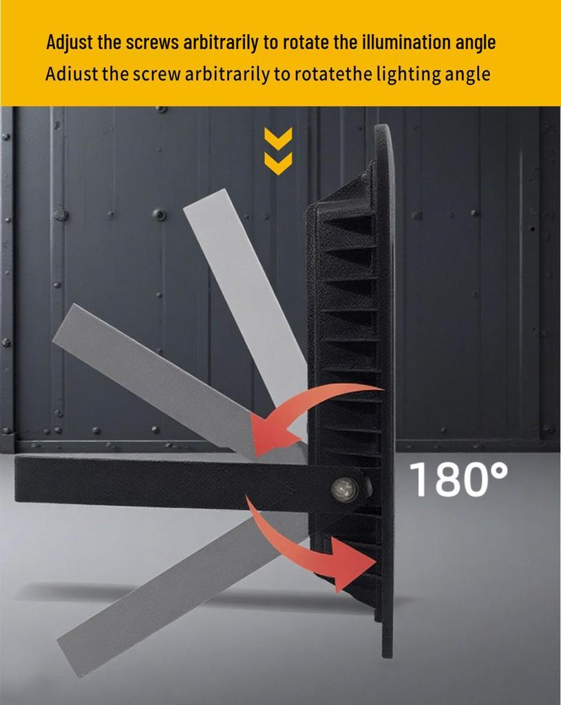 Outdoor RGB LED Floodlight for Parks - Waterproof, Color-Changing Smart Tree Light