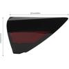 Focket Rear Tail Light Panel Mount Reflector Cover for 2017-2023, for 2020-2023, Part Number 1100781-99-D (Right) 1505513-00-A (Left) Taillight