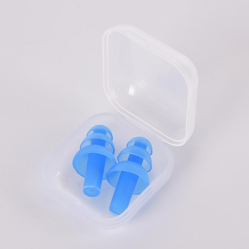 Soft Silicone Earplugs Reusable Ear Plugs Sleep Swimming Work Noise Reduction
