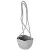 Hanging Basket Cotton Jute Rope Durable Hanging Planter Plant Holder Storage Organizer Home DecorGray