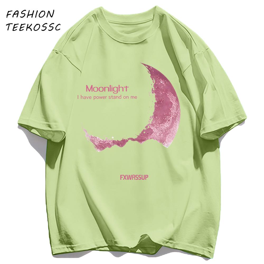 Moonlight I Have Powe Stand On Me Man TShirts Cotton Basics T Shirt Hip Hop Summer Unisex Clothing Loose AllMatch Streetwear