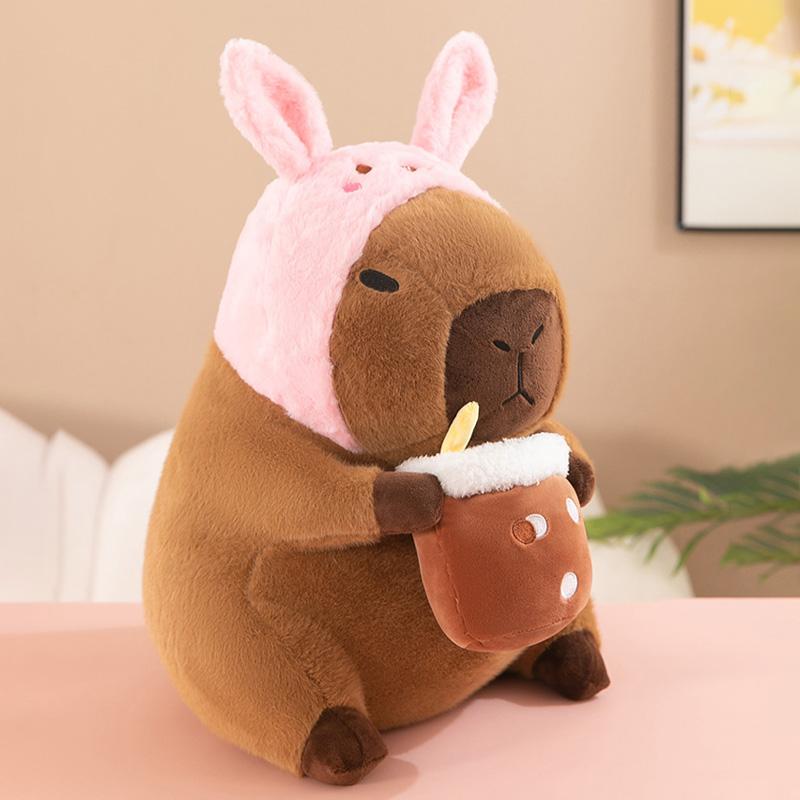 30CM Capybaras Stuffed Animals Doll Capibara Cosplay Bread  Unicorn Dinosaur Plush Toy Room Decoration Sofa Plush Pillows