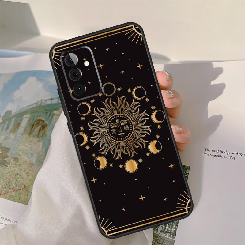 Crescent Moon Tarot Stars Sun Case For Samsung Galaxy A52 A32 A12 A22 A16 A26 A36 A56 A06 A55 A35 A15 A54 A34 A14 A13 A53