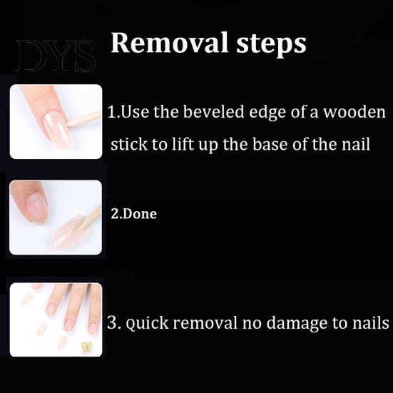 Transparent Nail Glue 10 Sheets Art Invisible Self Adhesive Waterproof Eco-friendly Easy to Apply Super Sticky Extend Nails Portable Double-Sided