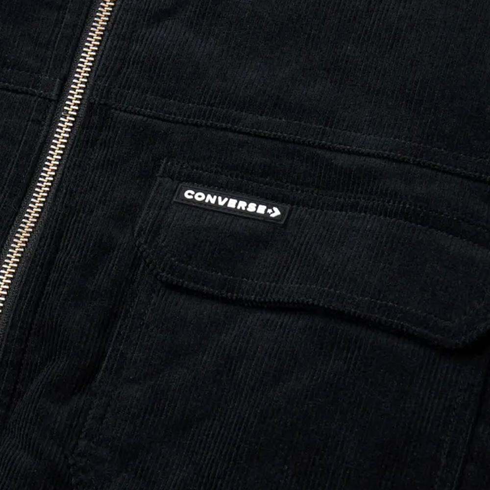 New Converse Jackets Men's Black 10025260-A03