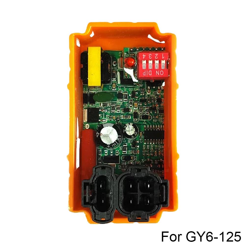 For GY6-125 For CG-125 For LF110 Motorcycle CDI Igniter AC 6 Pin High Performance Waterproof Shockproof DIP Switch Adjustable