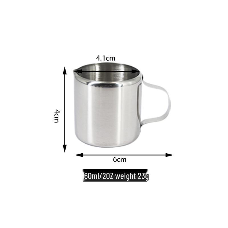 304 Stainless Steel Mirror Polish Milk Frothing Cup - Mini Coffee and Milk Pot