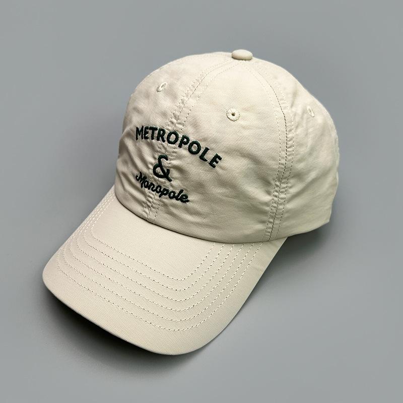 Outdoor Sports Quick-Drying Baseball Cap Men And Women Embroidered Letter Cap Breathable Couple