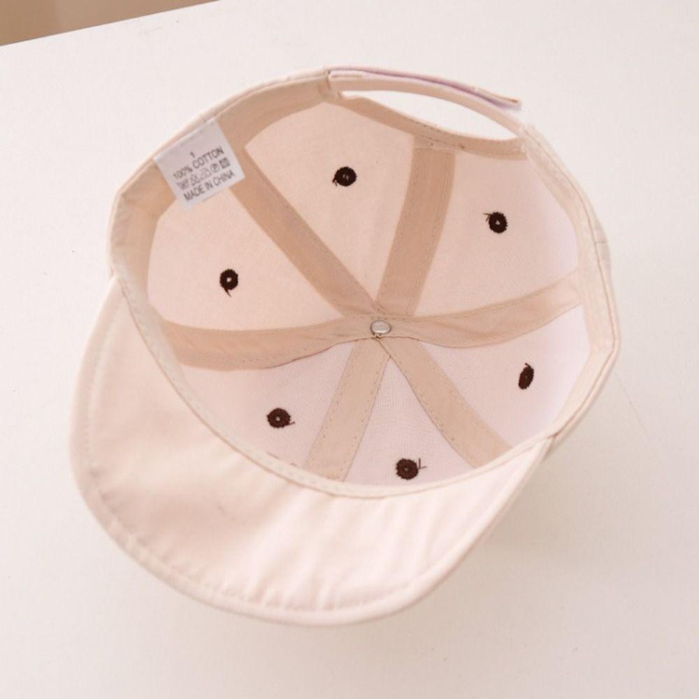 Cute Cartoon Baby Baseball Cap Bear Embroidery Peaked Caps Fashion Baby Hat  Boys Girls