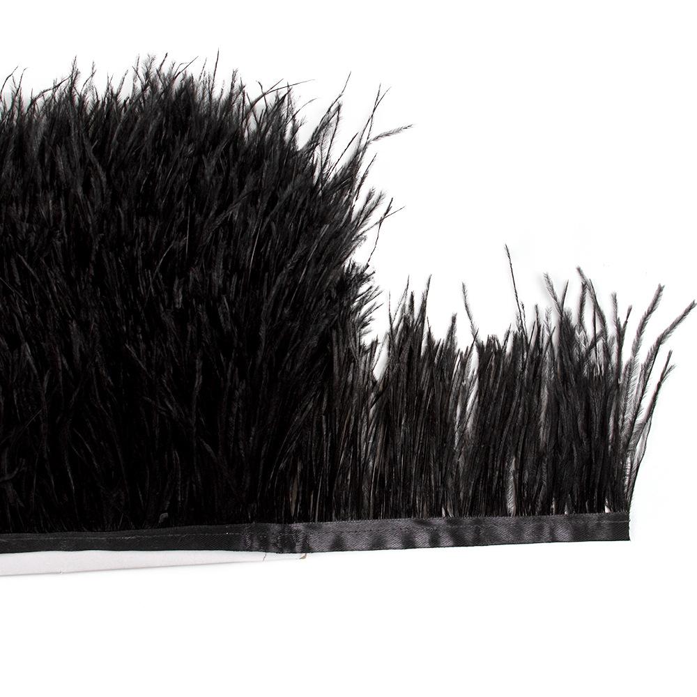 Thickened Encryption Ostrich Hair Cloth Edge 10-15Cm Feather Clothing Skirt Accessories