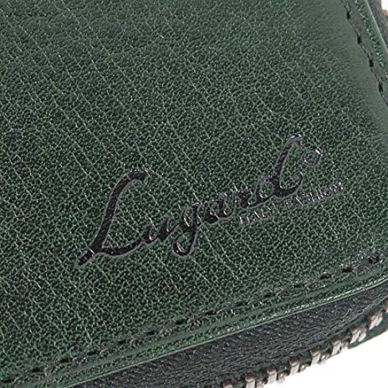 Lugard G3 Three-Sided Zippered Round Medium Wallet 5190 (Green)