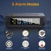 Car TPMS With USB Charging Solar Powered Display With 4 External Tire Sensor For Auto Tyre Security Device