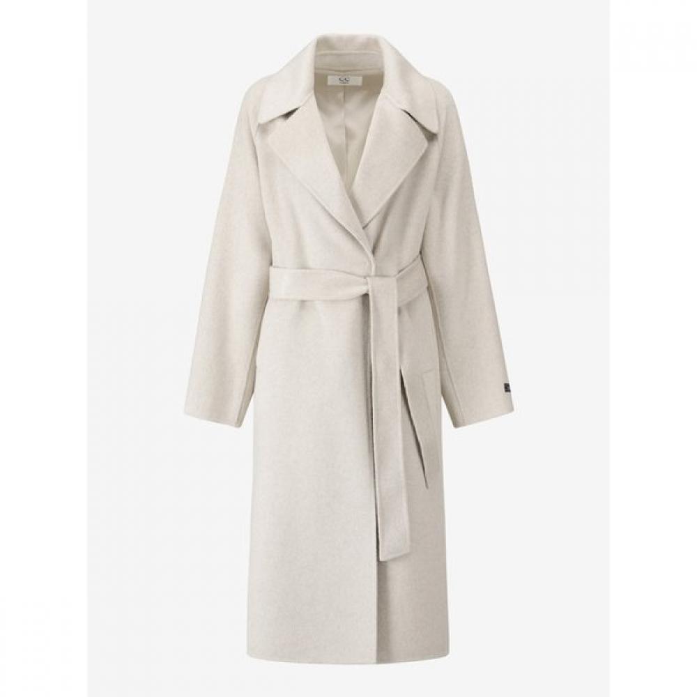 Gürtelter Handgemachter Langer Mantel C254msg176