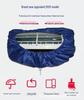 Thickened Oxford Air Conditioner Cleaning Cover with Water Collection and Side Panels for Wall-mounted Units