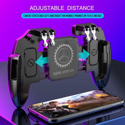 Herní ovladač M10 pro mobilní telefon Herní rukojeť pro PUBG All-In-One mobilní ovladač se šesti prsty