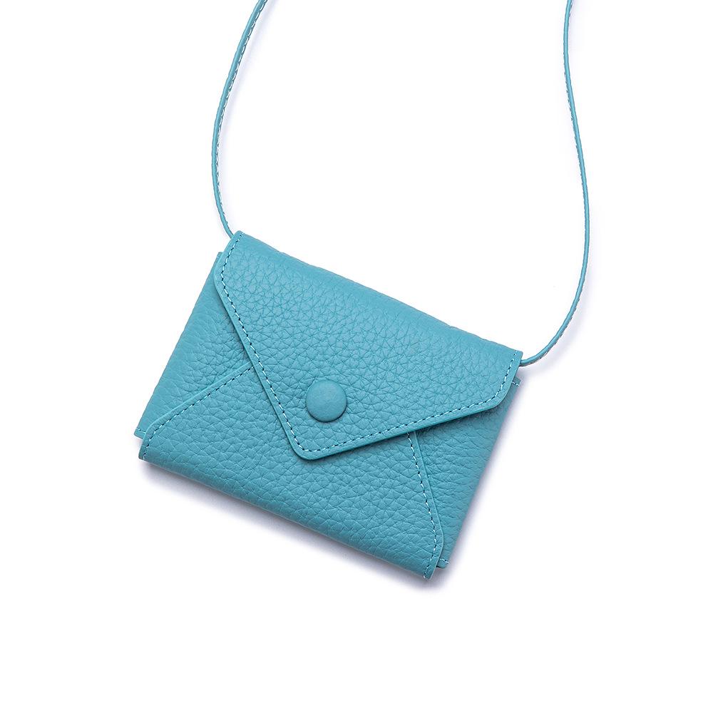 Exquisite Mini-Umhängetasche Umschlag-Kartenhalter & Lanyard-Münzbörse 2025