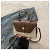 Personalized Trend Belt Simple Color Matching New Fashion Single Shoulder Portable Crossbody Small Square Bag Woman