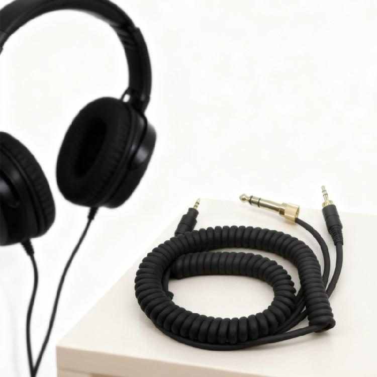 L Headphones Replacement Cable PVC Coating Clear Signal Quality for K361 Replacement Cord
