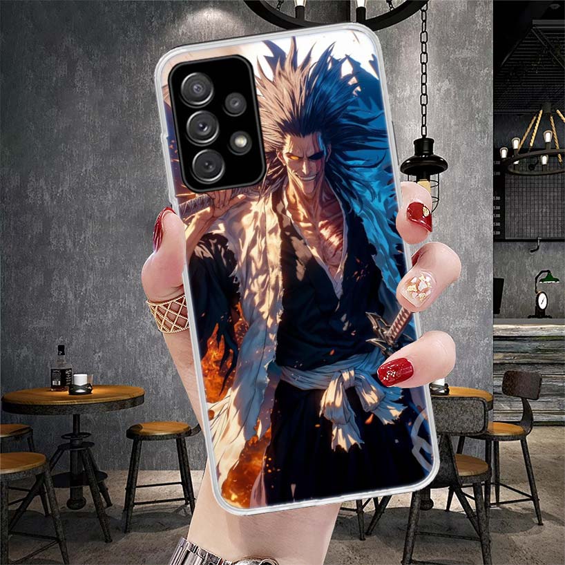 Zaraki Kenpachi Bleach Soft Phone Case For Samsung Galaxy S22 S23 S24 S25 Edge S26 Ultra S20 FE S21 Plus + Fundas Coque Galaxy S