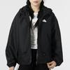 Adidas Solid Color Logo Casual Sports Jacket Women Outerwear Black IM8813