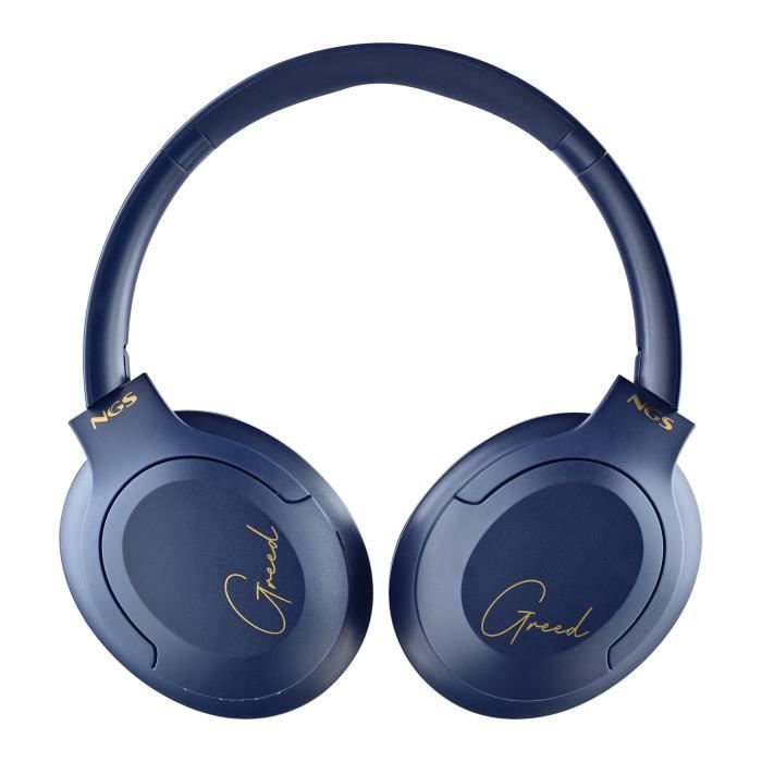 Casque Bluetooth - NGS - ARTICA GREED BLUE - Bluetooth 5.1 - Autonomie 10 heures - Micro intégré