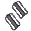 2pcs Diving Webbing Keeper 52mm Plastic Steel Diving Belt Slide Stopper for Back Plate