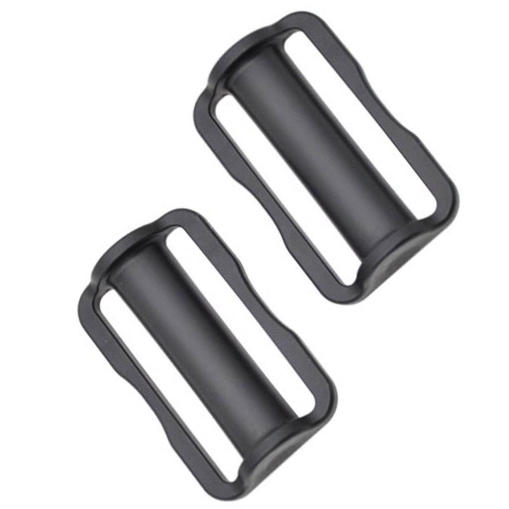 2pcs Diving Webbing Keeper 52mm Plastic Steel Diving Belt Slide Stopper for Back Plate