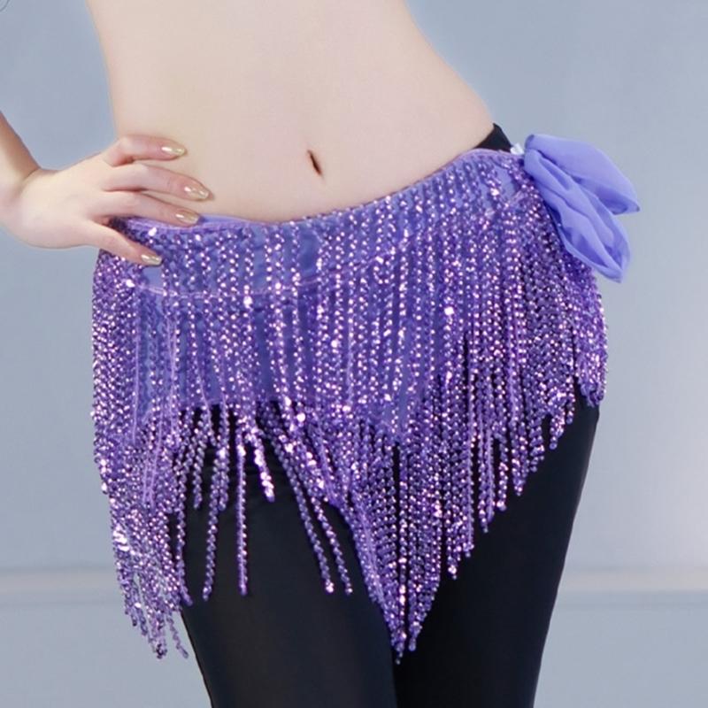 Professional Grade Belly Dance Hip Scarf Lightweight Polyester Fabric for Comfortable Extended Dance Practice