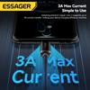 Essager 3 In 1 Multi USB A Charging Cable for Apple iWatch iPhone 16/15/14/13 Pro With USB Type C Lightning Fast Charging Cable