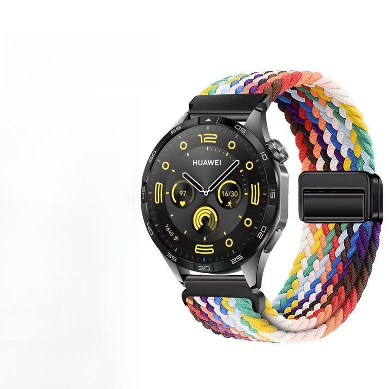 Brățară Universală din Nailon pentru Ceas 20mm 22mm - Nailon cu Cataramă Magnetică Elastic Tricotat Brățară de Schimb pentru Smartwatch pentru HUAWEI Watch Samsung Galaxy Watch Amazfit