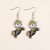 Colorful Little Pony Acrylic Earrings - Creative Cute Cartoon Animal Design