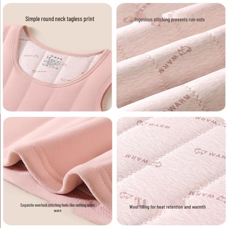 Xueqieman Women's Thickened Thermal Wool Vest