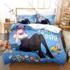 Shikada Kokonotsu Hotaru Dagashi Shop Retro Candy Print Duvet Cover + 2 Pillowcases Anime Fans 3pcs Bedding Set