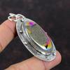 Titanium Druzy Pendant 925 Sterling Silver Pendant Antique Gemstone Jewelry Handmade Pendant Silver Jewelry Gift For Women Beautiful Pendant