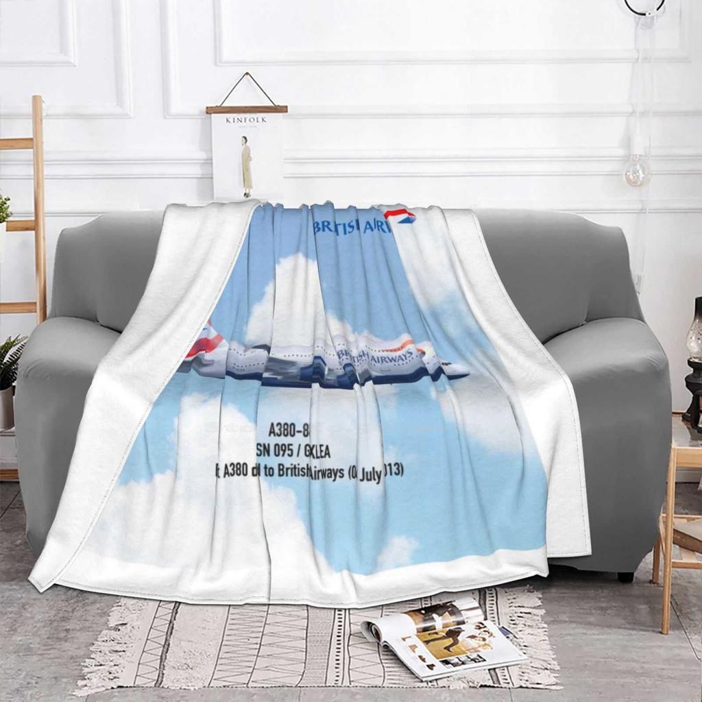 British Airways Airbus A380 Soft Warm Light Thin Blanket A380 British Airways Aircraft Livery Aircraft Profile Aircraft
